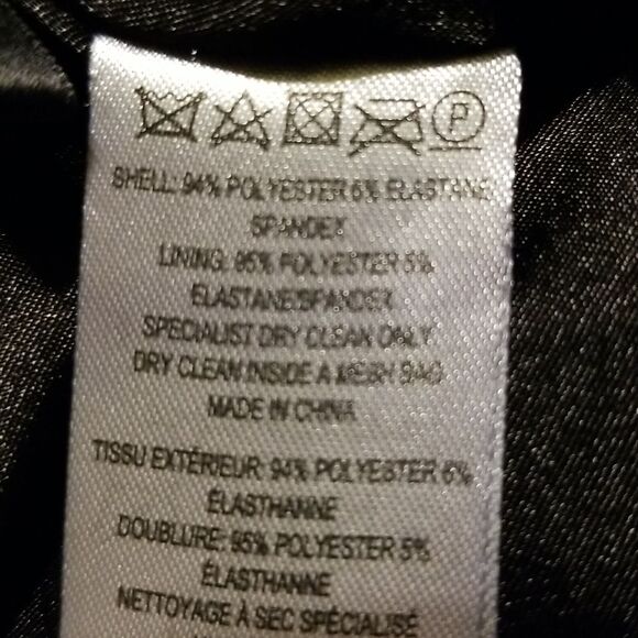 French Connection Sequin Pants Womens Size Medium Black - Picture 9 of 9